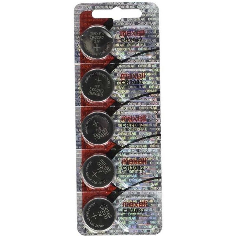 MAXELL – BATTERIA LITIO CR2032 3V – 5 UNITÀ MAXELL – BATTERIA LITIO CR2032 3V – 5 UNITÀ