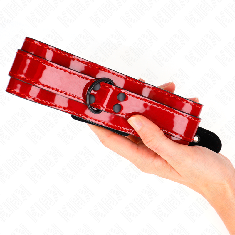 KINK - COLLANA REGOLABILE VINO ROSSO 37,5-49,5 CM X 5 CM - immagine 2