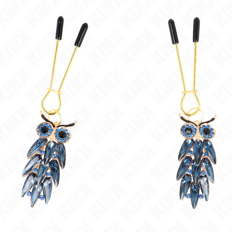 KINK - PINZE PER CAPEzzoli CON CIONDOLO GUFO 6 CM - immagine 2