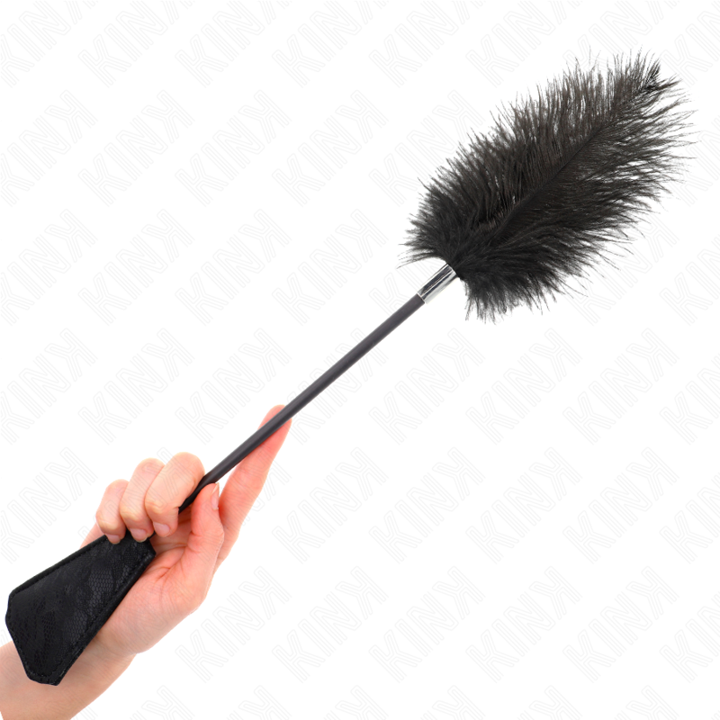 KINK – PIUME DI STRUZZO PER SOLLETICO CON PIZZO PALLET 56 CM