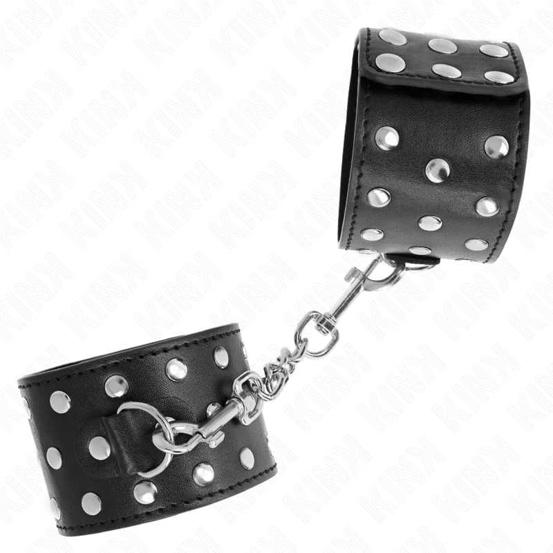 KINK - RESISTENZA DA POLSO PUNK REGOLABILE 19-24 CM X 5,5 CM - immagine 3