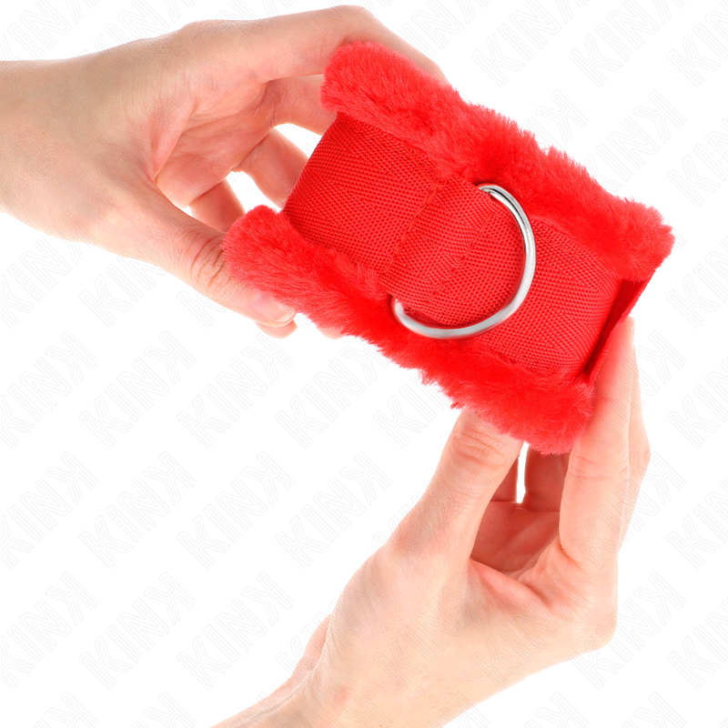 KINK - MUÑEQUERAS FORRADA ROJO AJUSTABLE 17-31 CM X 7 CM - immagine 4