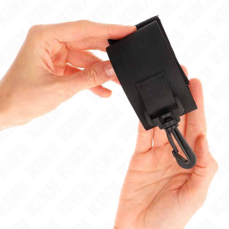 KINK - POGGIPOLSO IN NYLON NERO - immagine 4