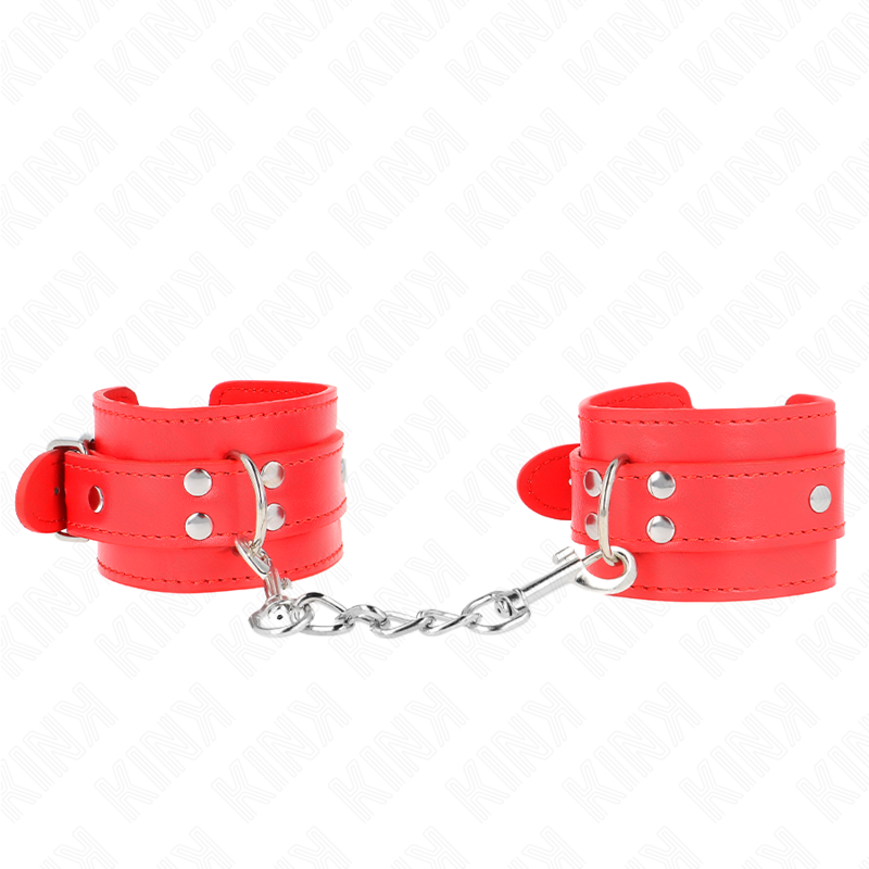KINK - RESISTENZA DA POLSO SEMPLICE ROSSO REGOLABILE 20-23 CM X 5,5 CM - immagine 2