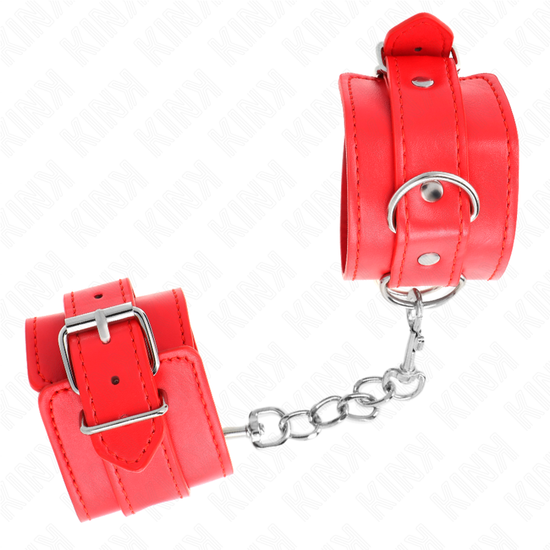 KINK - RESISTENZA DA POLSO SEMPLICE ROSSO REGOLABILE 20-23 CM X 5,5 CM - immagine 3