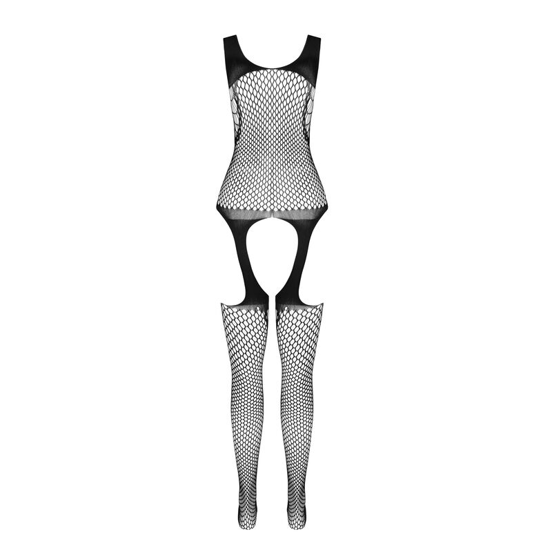 PASSION - BS 104 BODYSTOCKING BIANCO TAGLIA UNICA - immagine 3