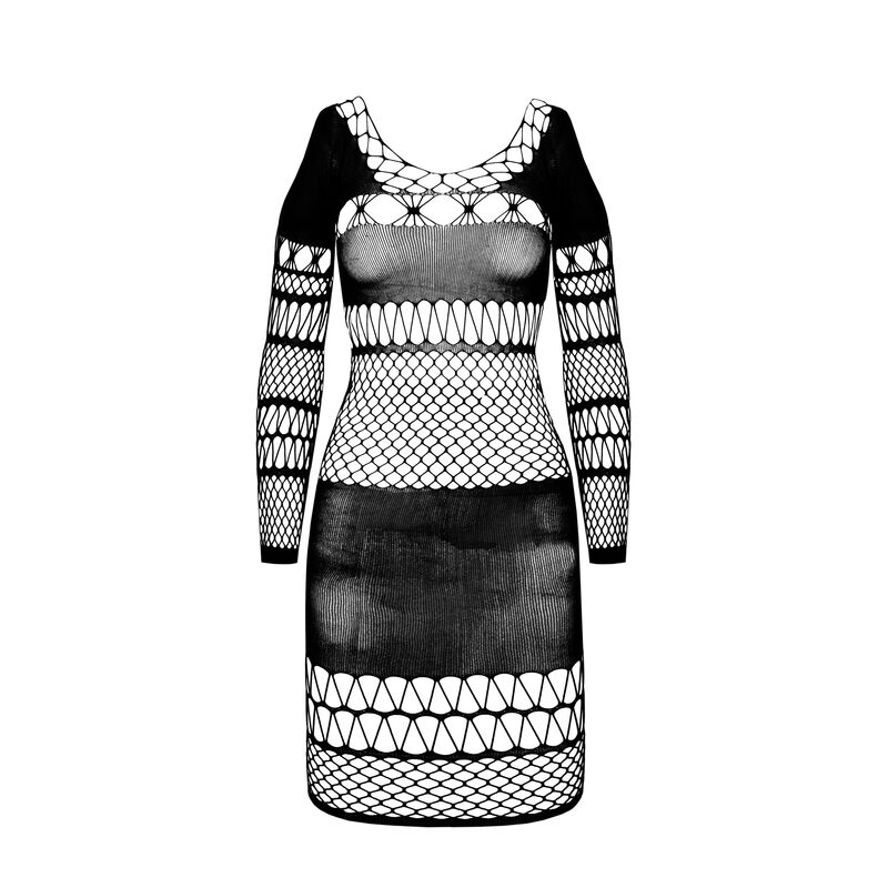 PASSION - BS 105 BODYSTOCKING ROSSO TAGLIA UNICA - immagine 3