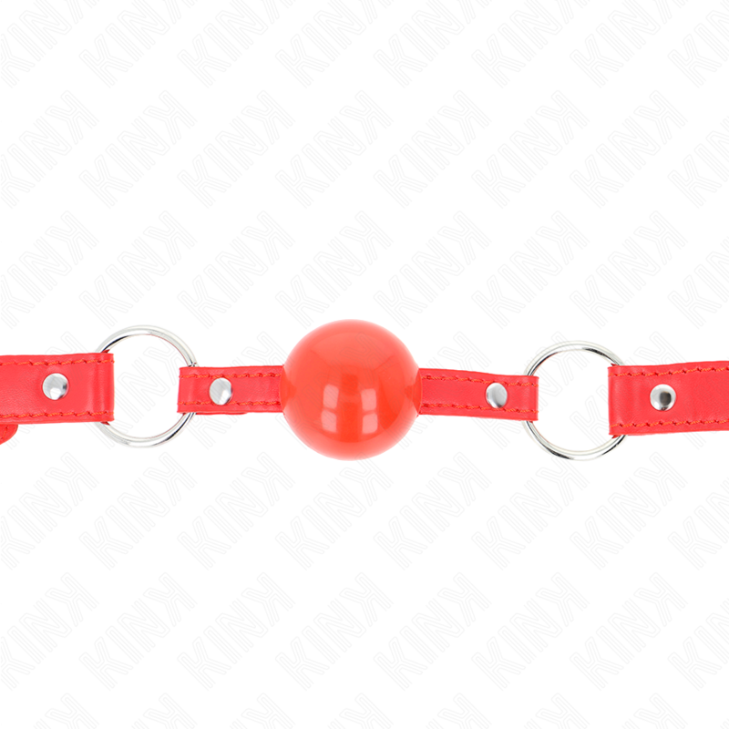 KINK - BALLA IN TPE 4 CM CON SERRATURA ROJO 60 x 2 CM - immagine 2