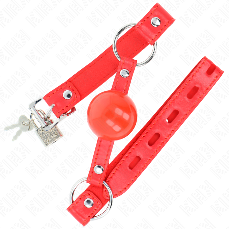 KINK - BALLA IN TPE 4 CM CON SERRATURA ROJO 60 x 2 CM - immagine 3