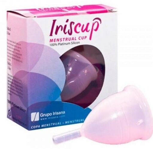 IRISCUP – COPPA MESE GRANDE ROSA + SACCHETTO STERILIZZATORE GRATUITO
