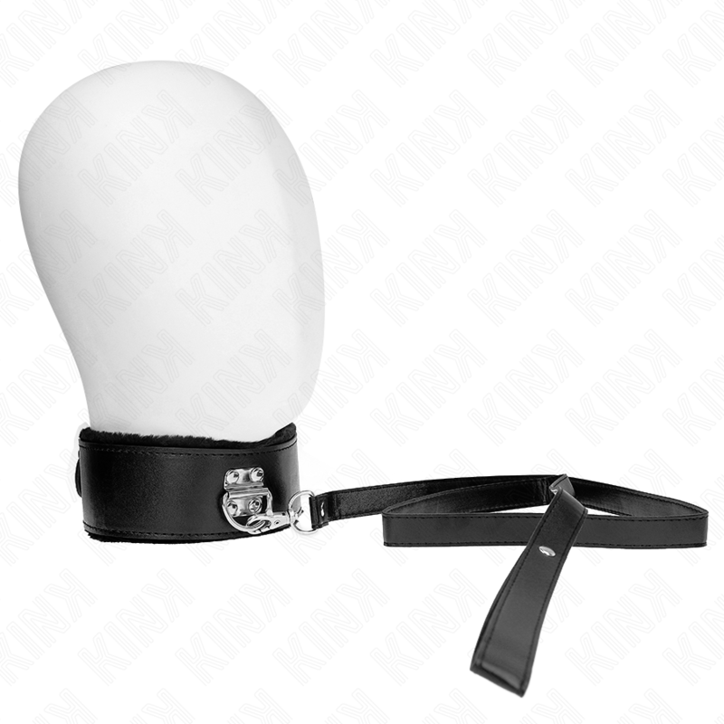 KINK – COLLANA CON GUINZAGLIO 116 CM CON BORCHIE IN ARGENTO MODELLO 4 NERO REGOLABILE 40-48 CM X 6 CM KINK – COLLANA CON GUINZAGLIO 116 CM CON BORCHIE IN ARGENTO MODELLO 4 NERO REGOLABILE 40-48 CM X 6 CM