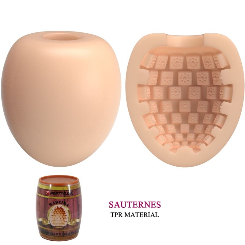 PRETTY LOVE - MASTURBATORE MASCHILE UOVO CARNE MODELLO 2 - immagine 3