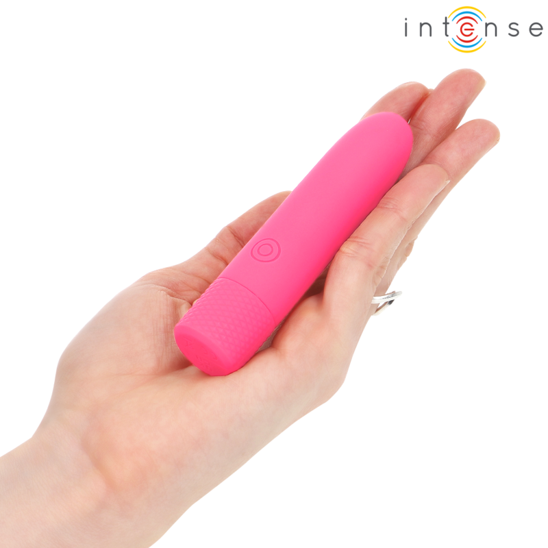 INTENSE - SYMONE USB RICARICABILE VIBRANTE BULLET 8 VIBRAZIONI ROSA 10 X 2,2 CM - immagine 6