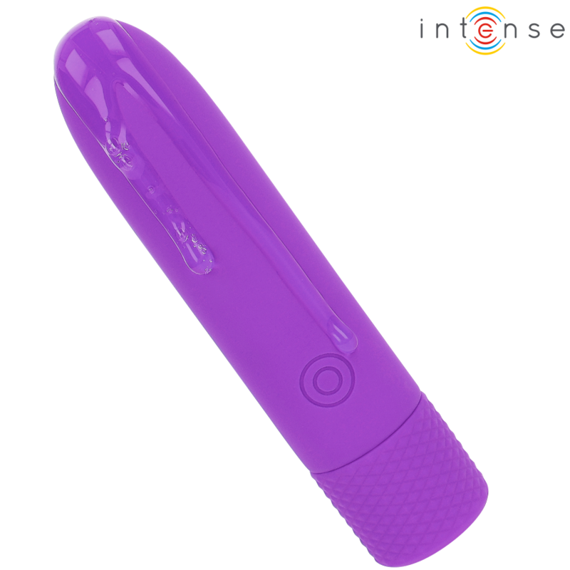 INTENSE - SYMONE BULLET VIBRANTE RICARICABILE USB 8 VIBRAZIONI VIOLA 10 X 2,2 CM - immagine 3