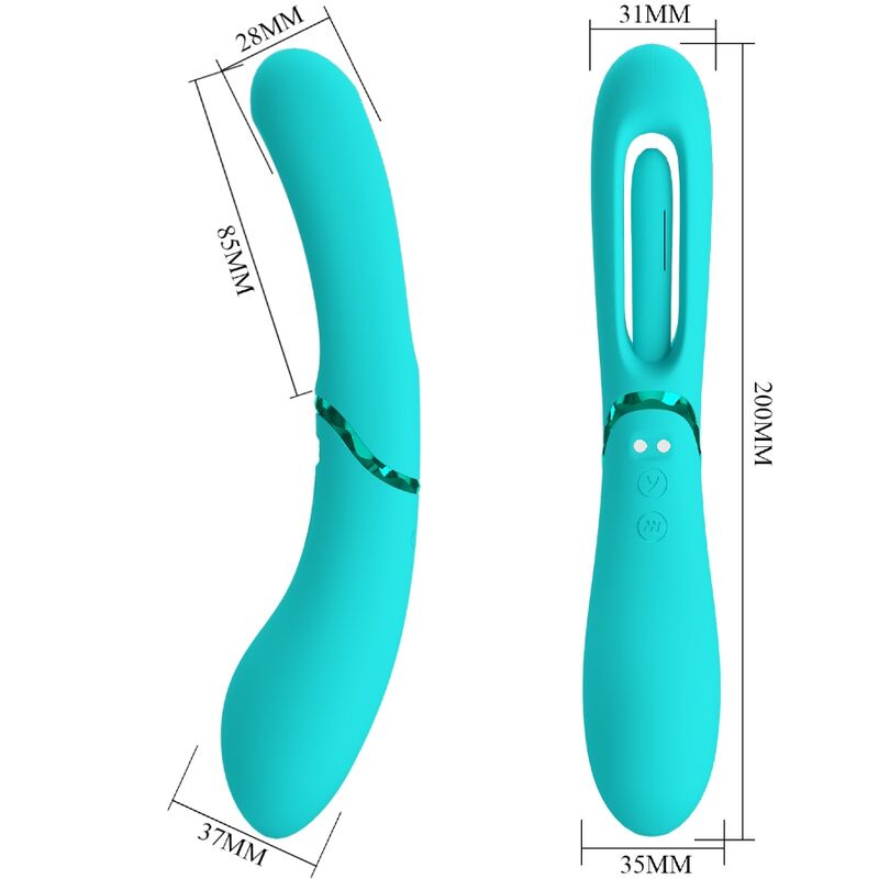 ROMANCE - VIBRATORE LEXIE G-SPOT 7 VIBRAZIONI BLU - immagine 7