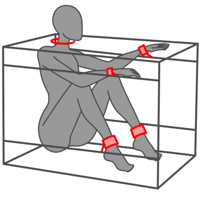 SECRET DOME - KINK CLUB LA NICHE CABIN NERO E ROSSO - immagine 9