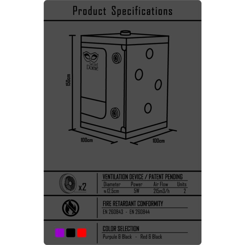 SECRET DOME - KINK CLUB CABIN SCANDALE NERO E ROSSO - immagine 11