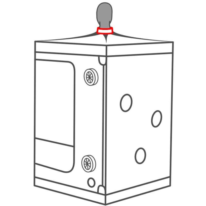 SECRET DOME - KINK CLUB CABIN SCANDALE NERO E ROSSO - immagine 7