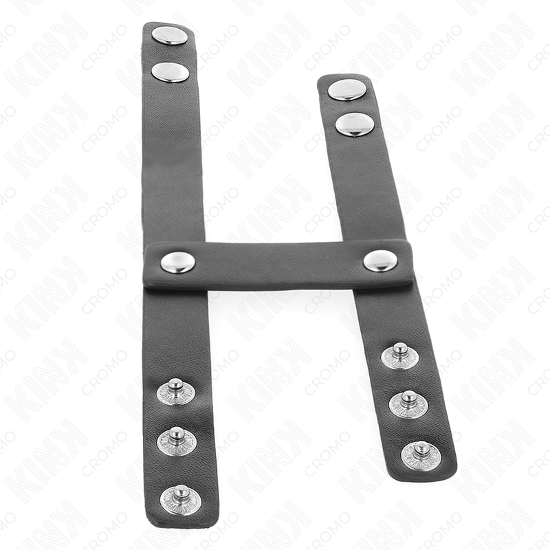 KINK - ANELLO PER PENE REGOLABILE IN PELLE DOPPIA - immagine 5