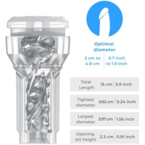 KIIROO – FEEL POCKET STROKER CRYSTAL DI KIIROO TRASPARENTE
