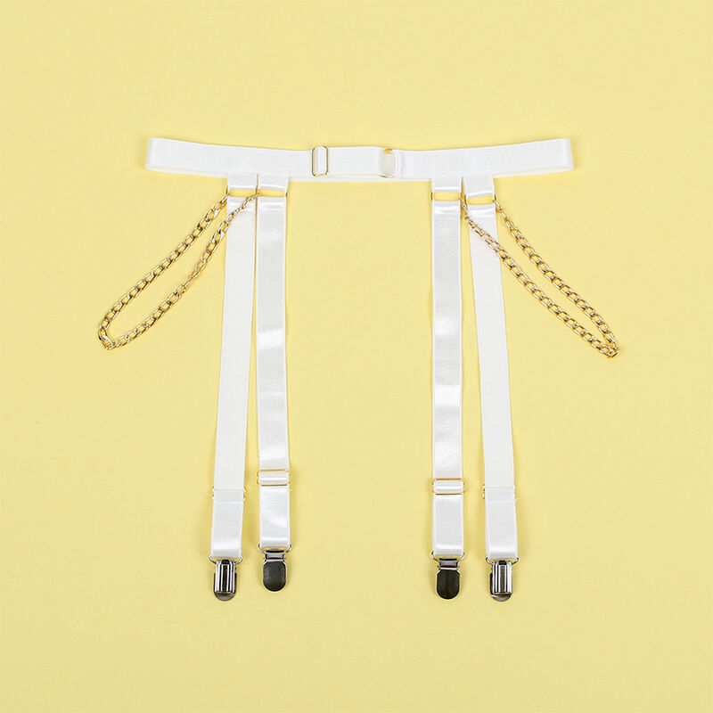 SUBBLIME - 954291 BODY CON CATENE + CINTURA GIACCHE BIANCO L/XL - immagine 10