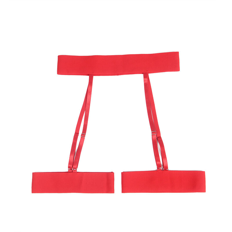 SUBBLIME - 954321 REGGISENO + PERIZOMA + CINTURA CON STAMPA A CUORE ROSSO S/M - immagine 9