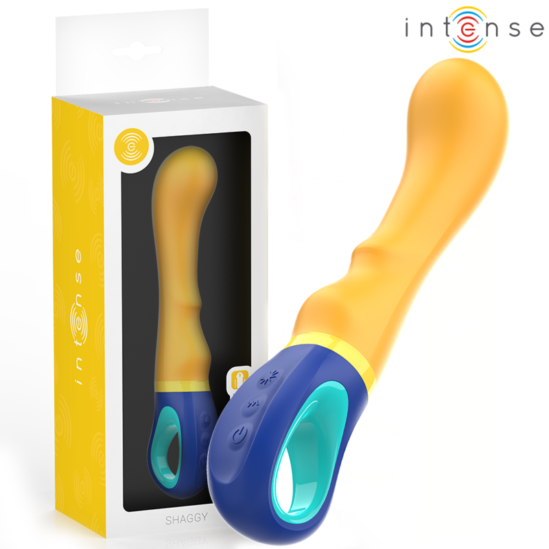 INTENSO – VIBRATORE PUNTO G SHAGGY GIALLO