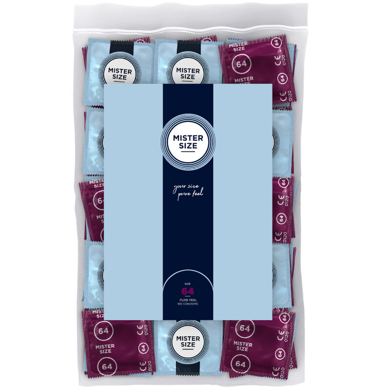 MISTER SIZE – PRESERVATIVI TAGLIA XXL 64 MM (100 UNITÀ) MISTER SIZE – PRESERVATIVI TAGLIA XXL 64 MM (100 UNITÀ)