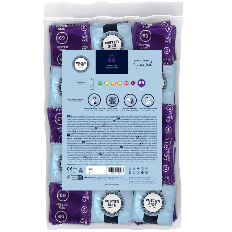 MISTER SIZE - PRESERVATIVI TAGLIA XXXL 69 MM (100 UNITÀ) - immagine 2