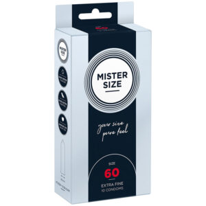 MISTER SIZE – PRESERVATIVOS TALLA XL 60 MM (10 UNIDADES)