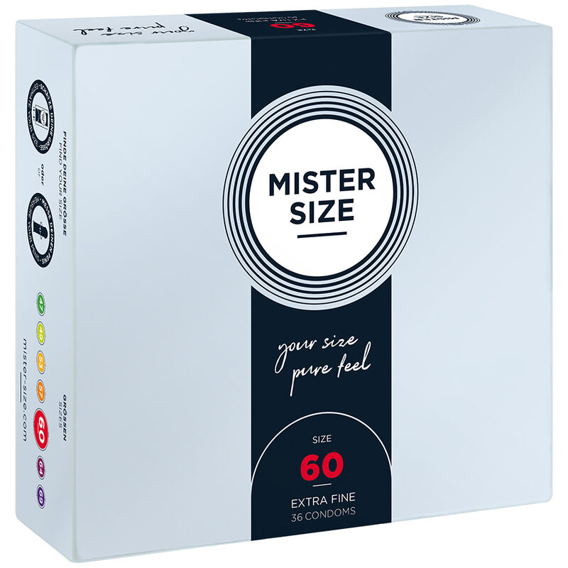 MISTER SIZE – PRESERVATIVO TAGLIA XL 60 MM (36 UNITÀ)