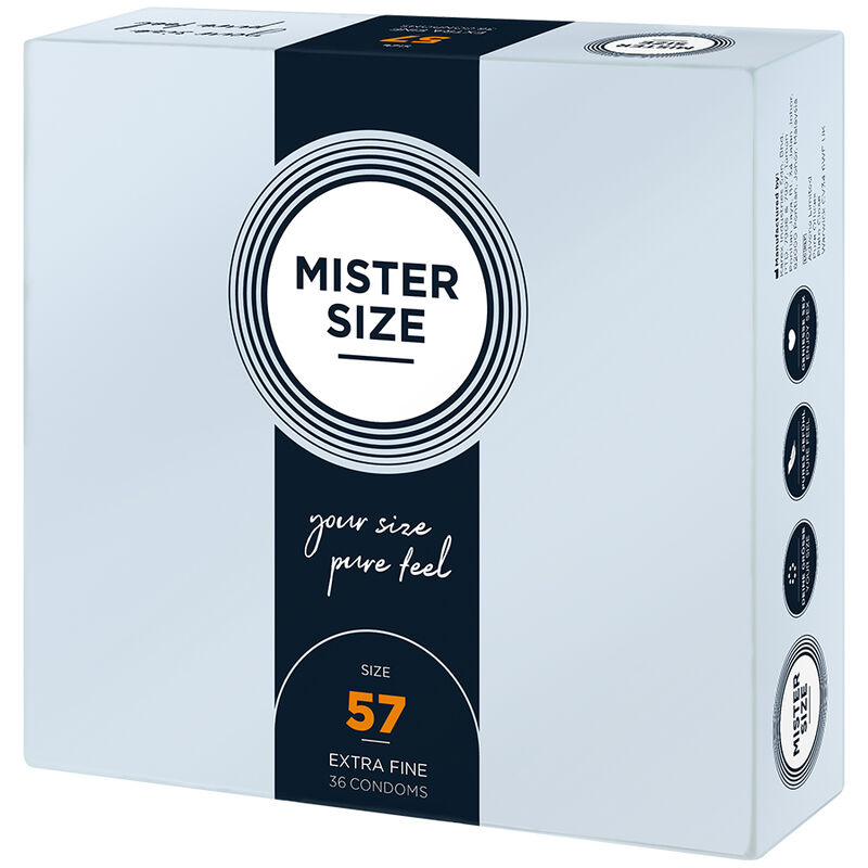 MISTER SIZE - PRESERVATIVO TAGLIA L 57 MM (36 UNITÀ) - immagine 2