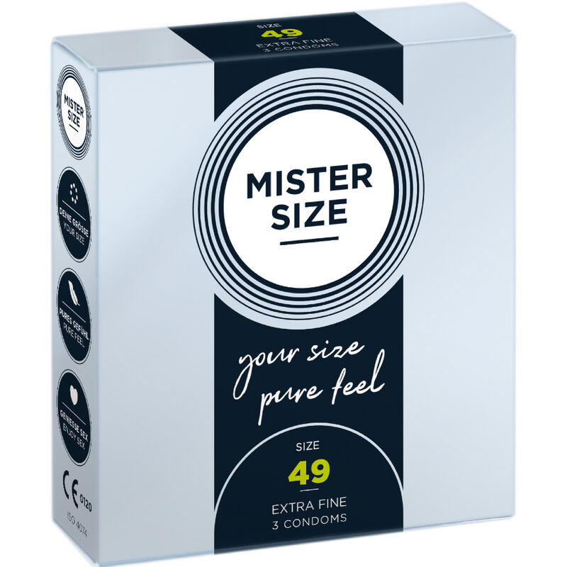 MISTER SIZE – PRESERVATIVO TAGLIA S 49 MM (3 UNITÀ)
