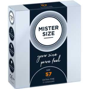 MISTER SIZE – PRESERVATIVOS TALLA L 57 MM (3 UNIDADES)
