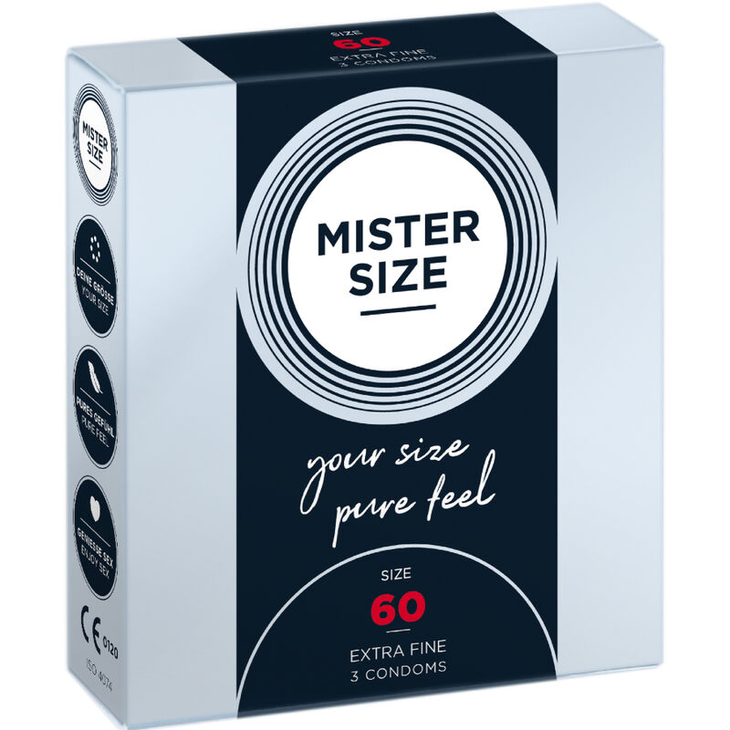 MISTER SIZE – PRESERVATIVO TAGLIA XL 60 MM (3 UNITÀ)