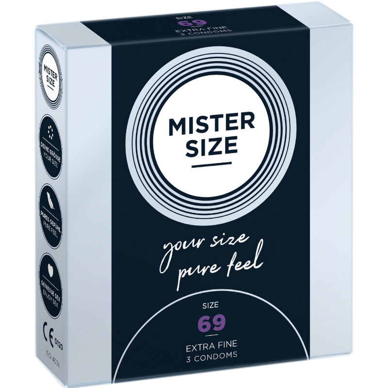 MISTER SIZE – PRESERVATIVI TAGLIA XXXL 69 MM (3 UNITÀ)