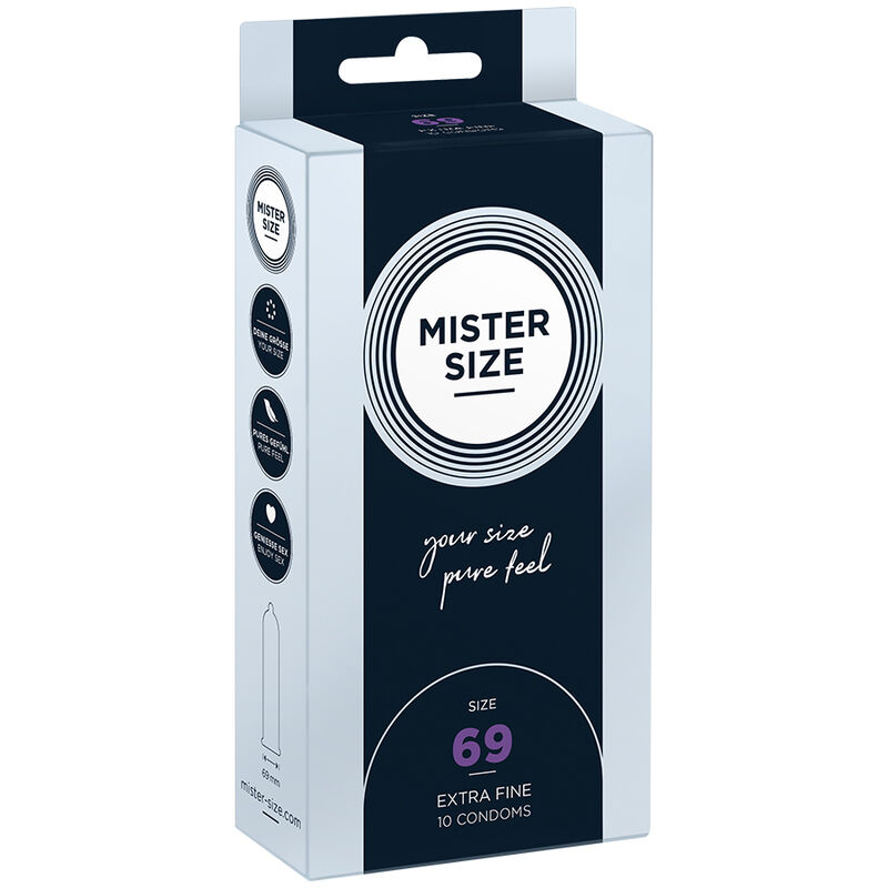 MISTER SIZE – PRESERVATIVI TAGLIA XXXL 69 MM (10 UNITÀ) MISTER SIZE – PRESERVATIVI TAGLIA XXXL 69 MM (10 UNITÀ)