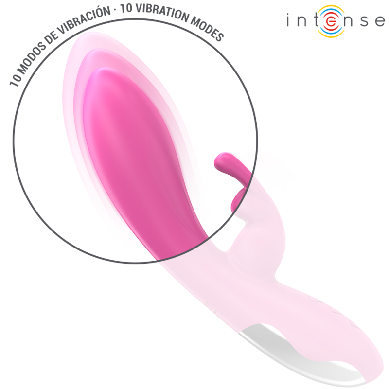 INTENSE - VIBRATORE RANDALL RABBIT 10 VIBRAZIONI ROSA - immagine 4