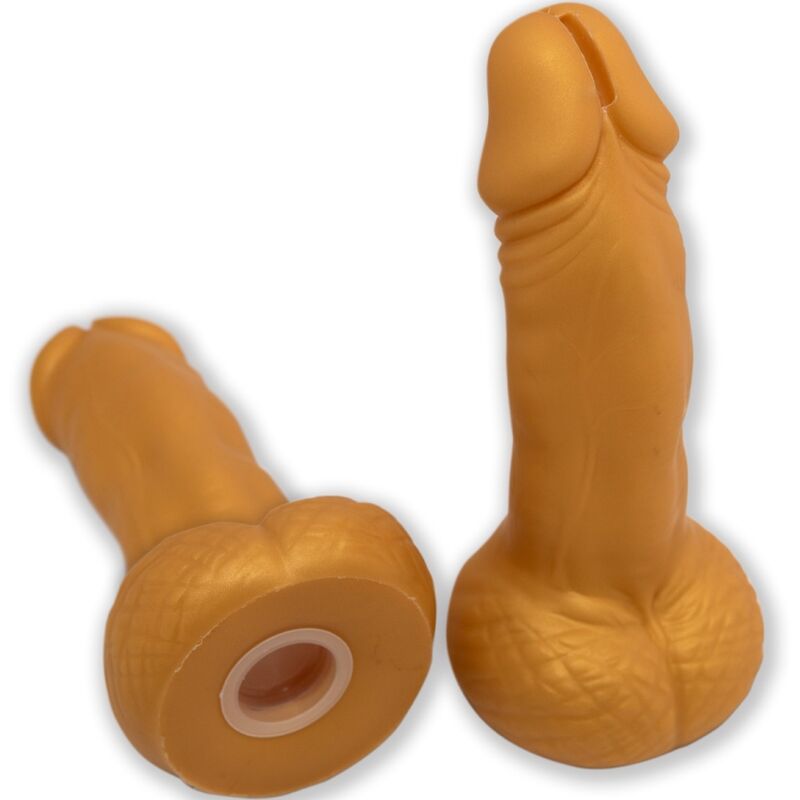 DIABLO PICANTE – SALVADANAIO A FORMA DI PENE 22,5 CM ORO