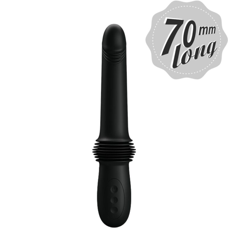 PRETTY LOVE – VIBRATORE PAZUZU 3 MODALITÀ DI SPINTA NERO