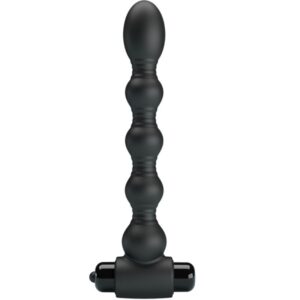 PRETTY LOVE – LYNN SILICONE ANAL PLUG 10 VIBRAZIONI NERO