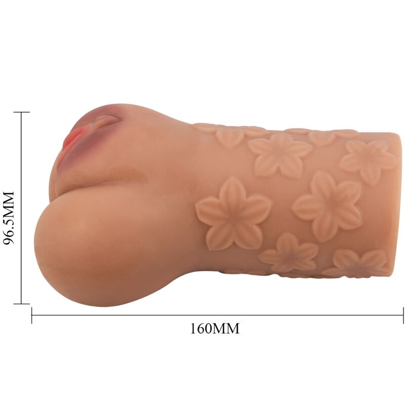 CRAZY BULL - VAGINA E ANO SCARLATTO DESIGN CON FIORI CARNE - immagine 2