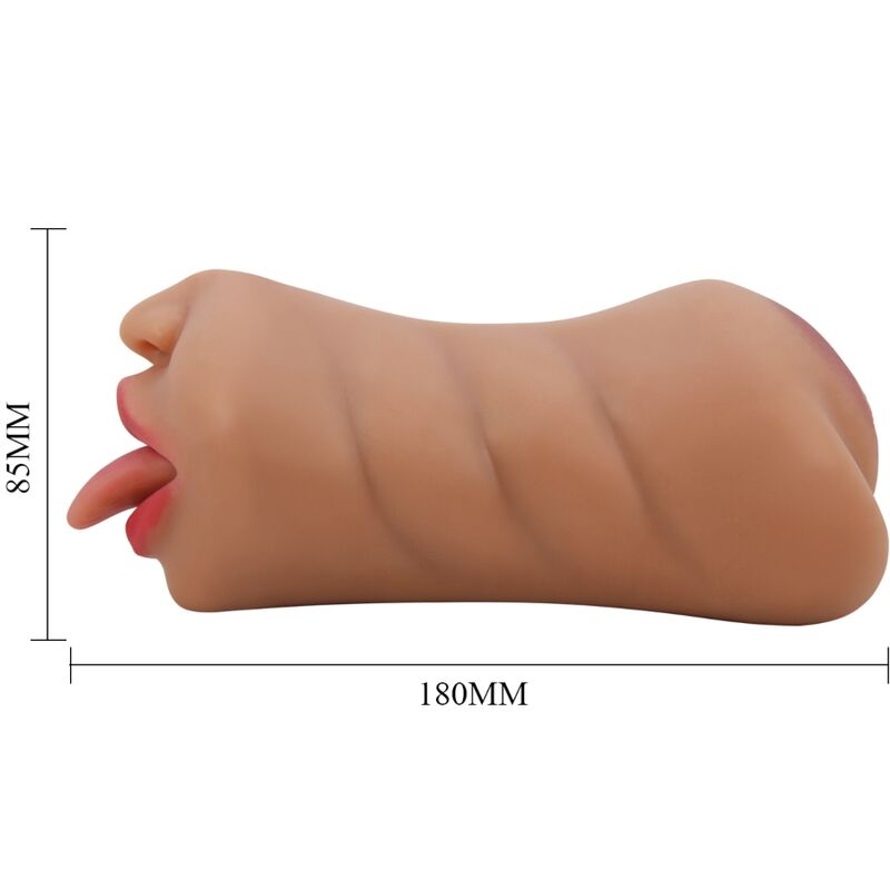 CRAZY BULL - SARAH DOPPIO MASTURBATORE BOCCA E VAGINA CARNE - immagine 2