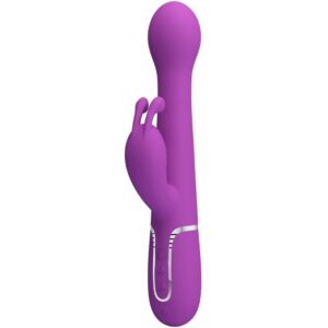 PRETTY LOVE – DEJON 3 IN 1 MULTIFUNZIONE VIBRATORE CONIGLIO VIOLA