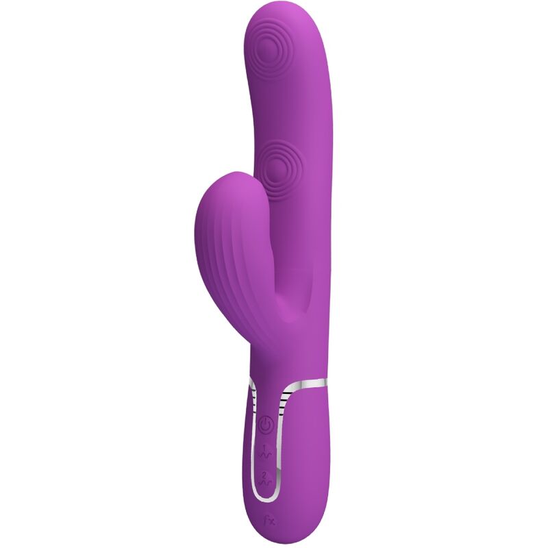 PRETTY LOVE – PERLITA 3 IN 1 VIBRATORE MULTIFUNZIONE CONIGLIO VIOLA