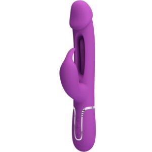 PRETTY LOVE – KAMPAS 3 IN 1 MULTIFUNZIONE VIBRATORE CONIGLIO VIOLA