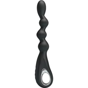 PRETTY LOVE – FEDERER VIBRATORE ANALE 12 VIBRAZIONI NERO