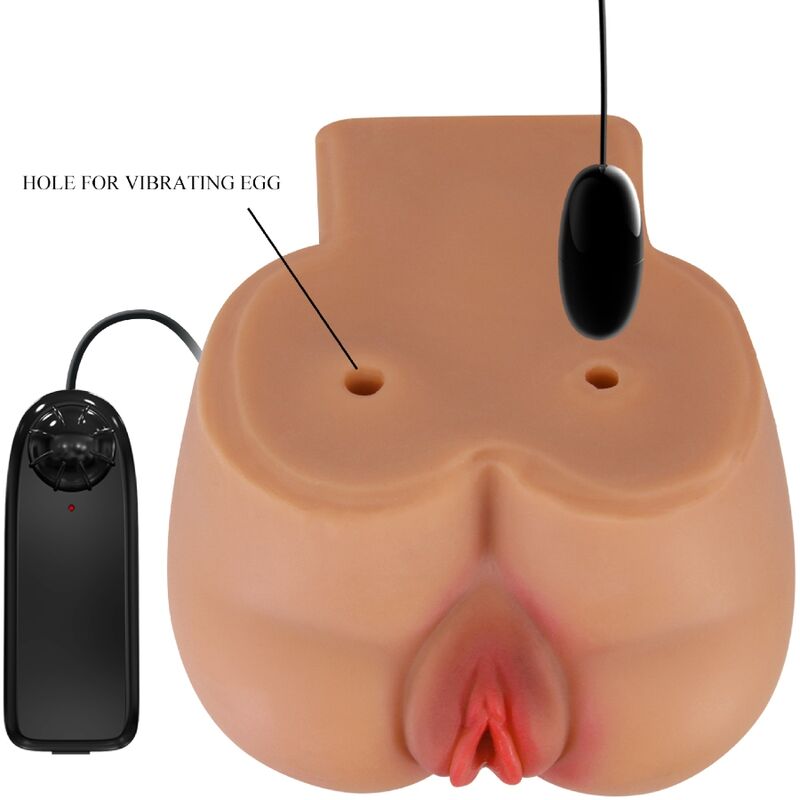 CRAZY BULL - VIBRATORE KYLIE ASS CON VAGINA E ANO REALISTICI E TELECOMANDO - immagine 10