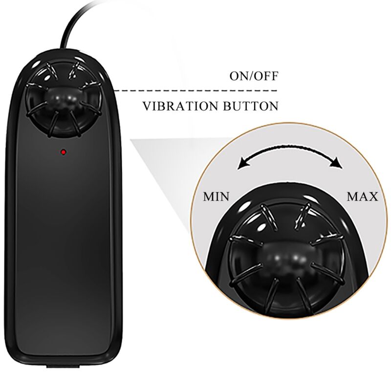 BAILE - BAHAMUT VIBRATORE REALISTICO 21,8 CM CARNE TELECOMANDO - immagine 8