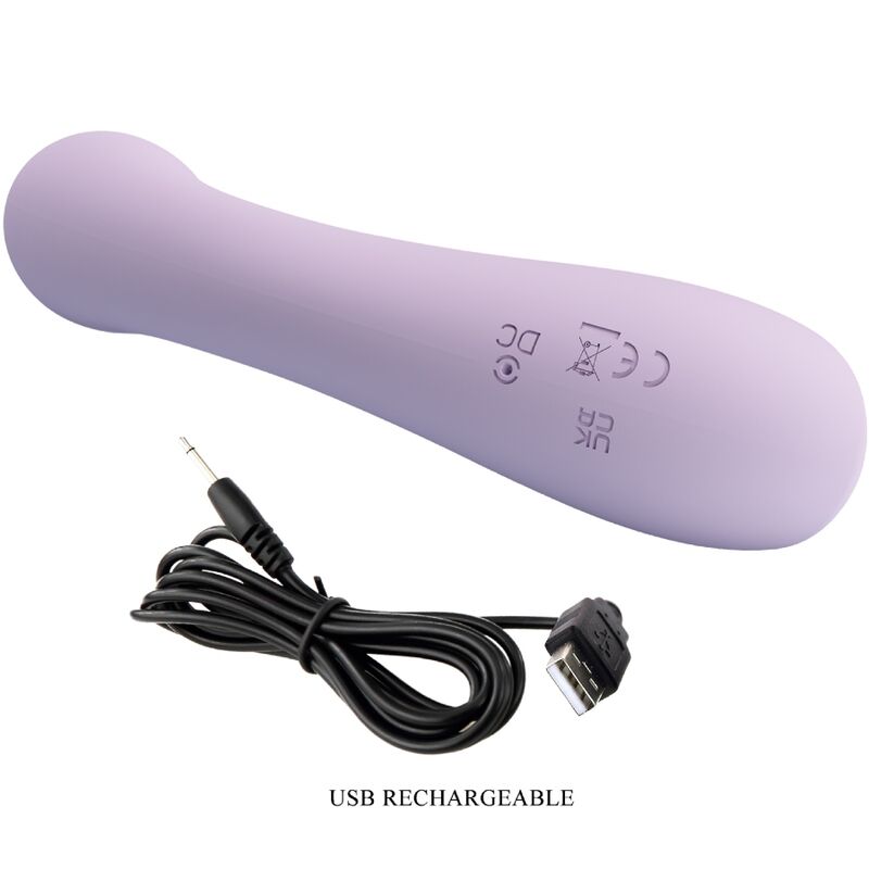 PRETTY LOVE - VIBRATORE CONIGLIO ROSOLYN 10 VIBRAZIONI VIOLA - immagine 3